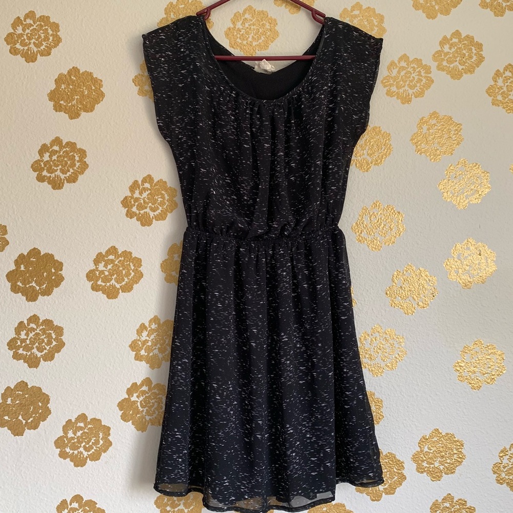 Black and white dress